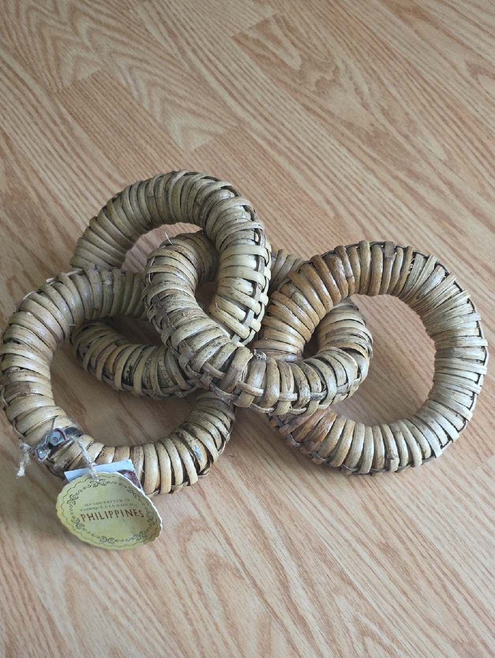Natural Handwoven Decorative Rings